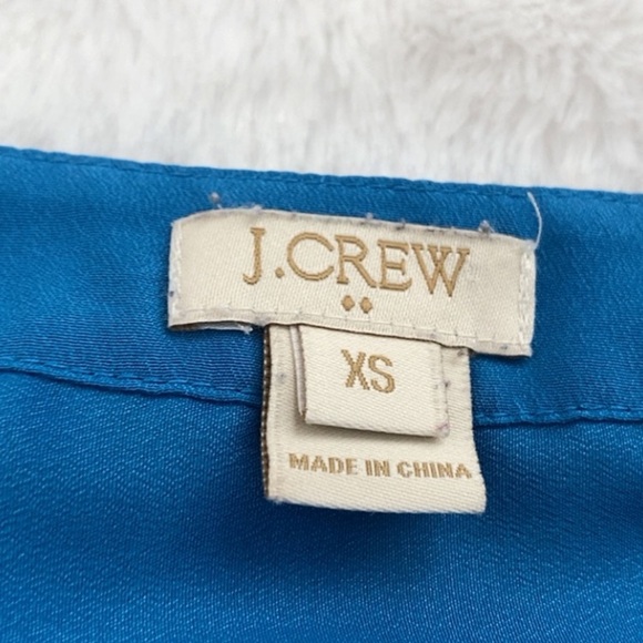 Like New J. Crew Blue Tank Top, size xs - Picture 5 of 6